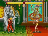 une photo d'Ã©cran de Super Street Fighter 2 sur Nintendo Super Nes